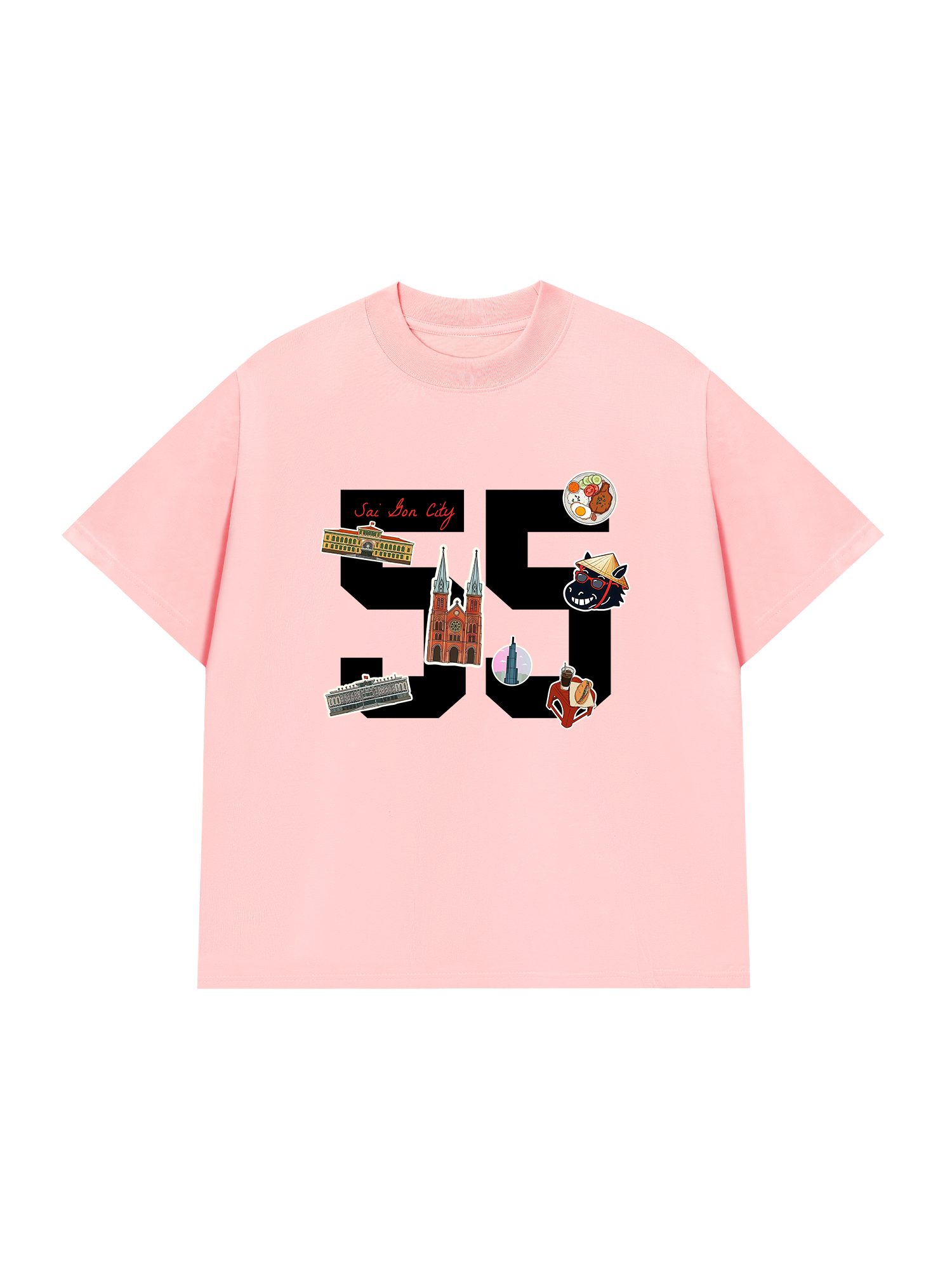 Áo Thun Relaxed Fit Sài Gòn 55