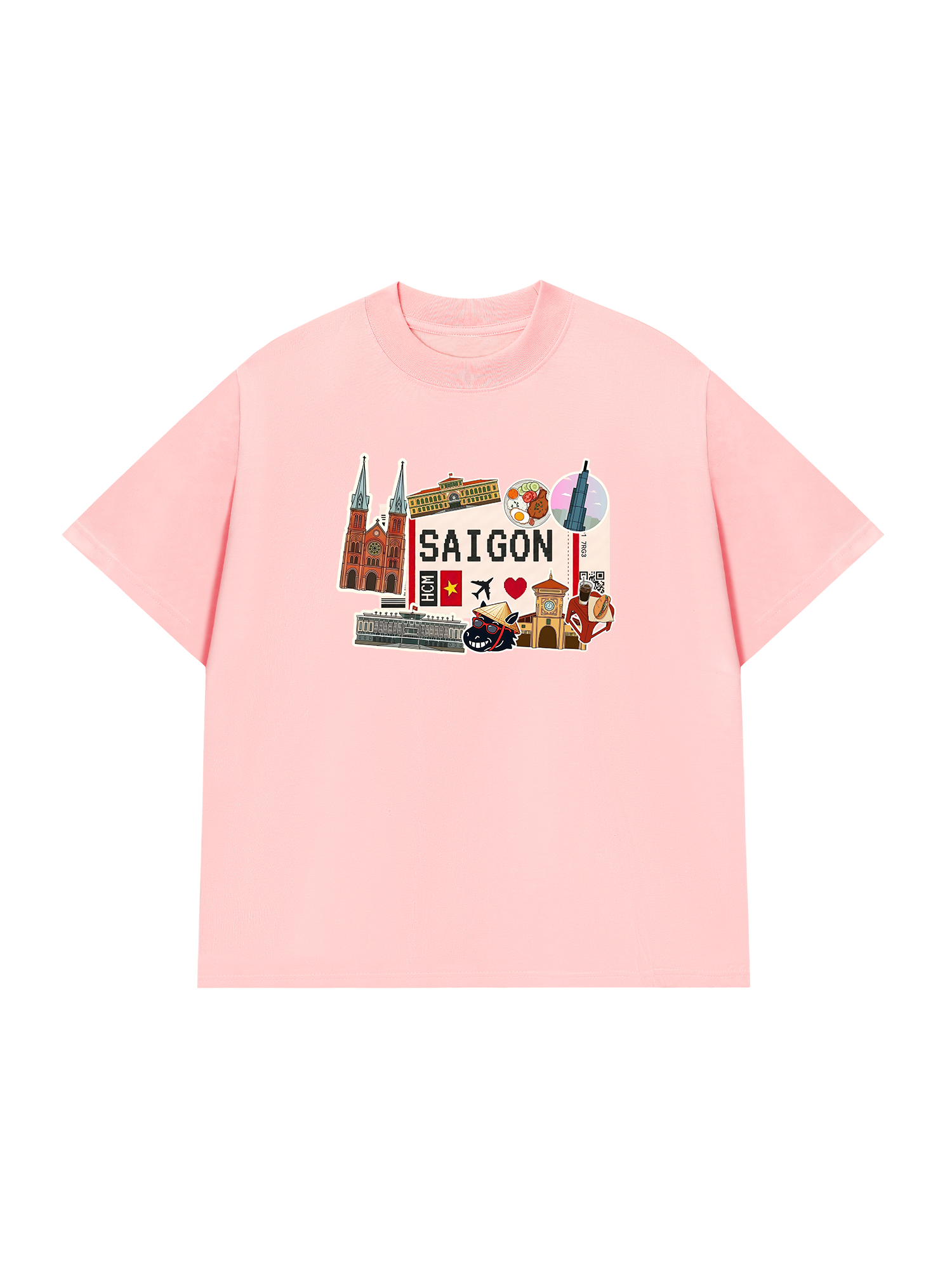 Áo Thun Relaxed Fit Du Lịch Sài Gòn