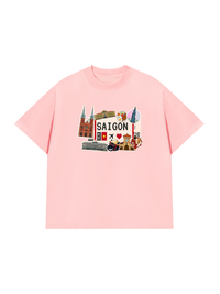 Áo Thun Relaxed Fit Du Lịch Sài Gòn