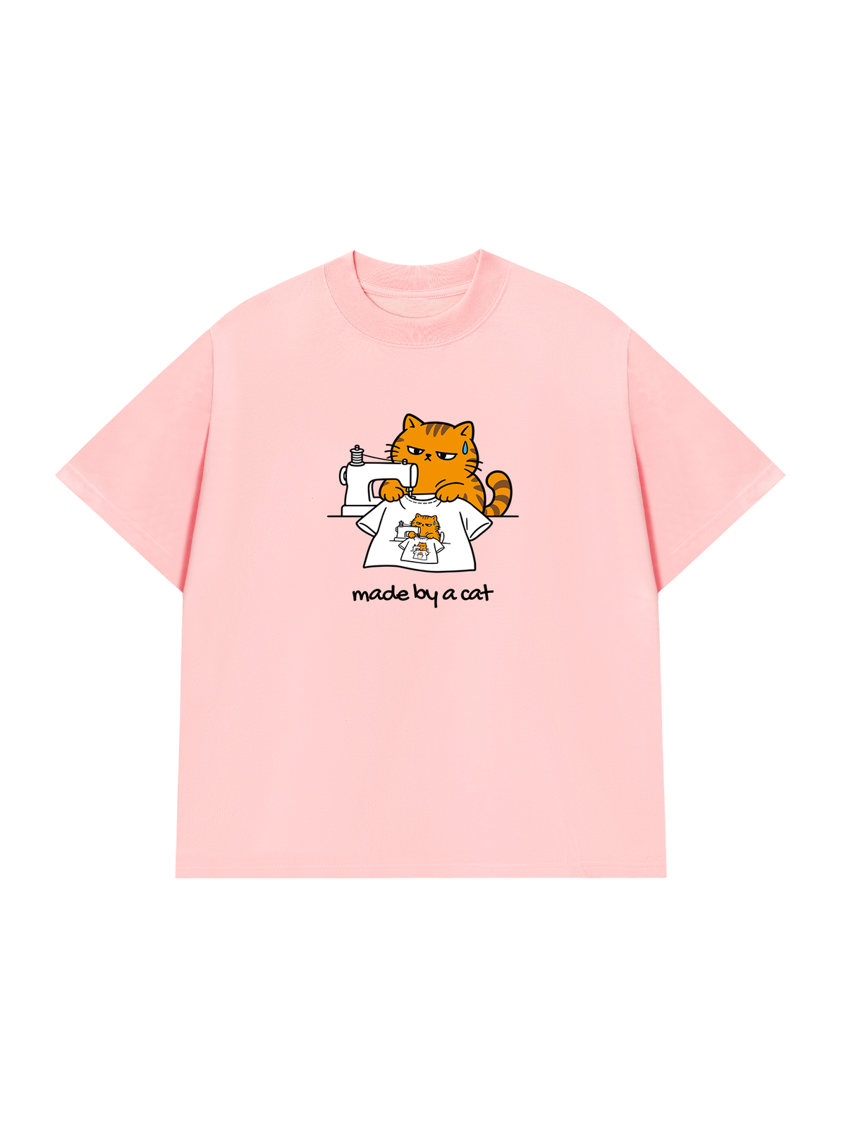 Áo Thun Relaxed Fit Made By A Cat