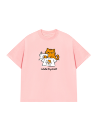 Áo Thun Relaxed Fit Made By A Cat