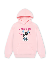 Áo Hoodie Nỉ Hai Da Công Chúa Ỡm Ờ