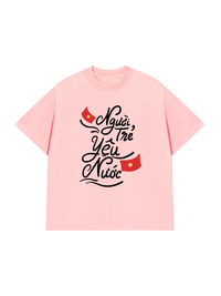 Áo Thun Relaxed Fit Người Trẻ Yêu Nước