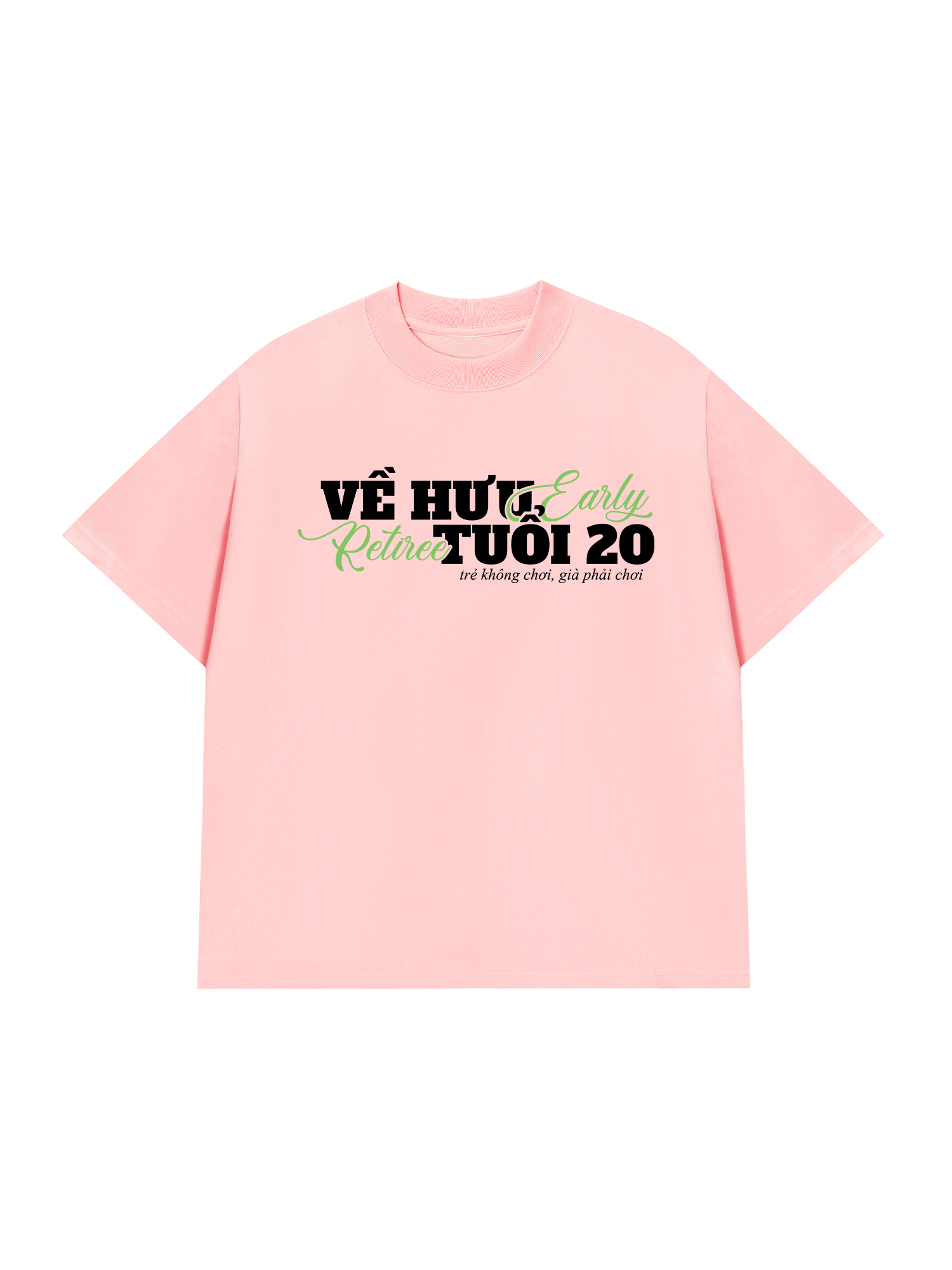 Áo Thun Relaxed Fit Về Hưu Tuổi 20