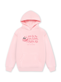 Áo Hoodie Nỉ Hai Da Tôm Chiên Xù