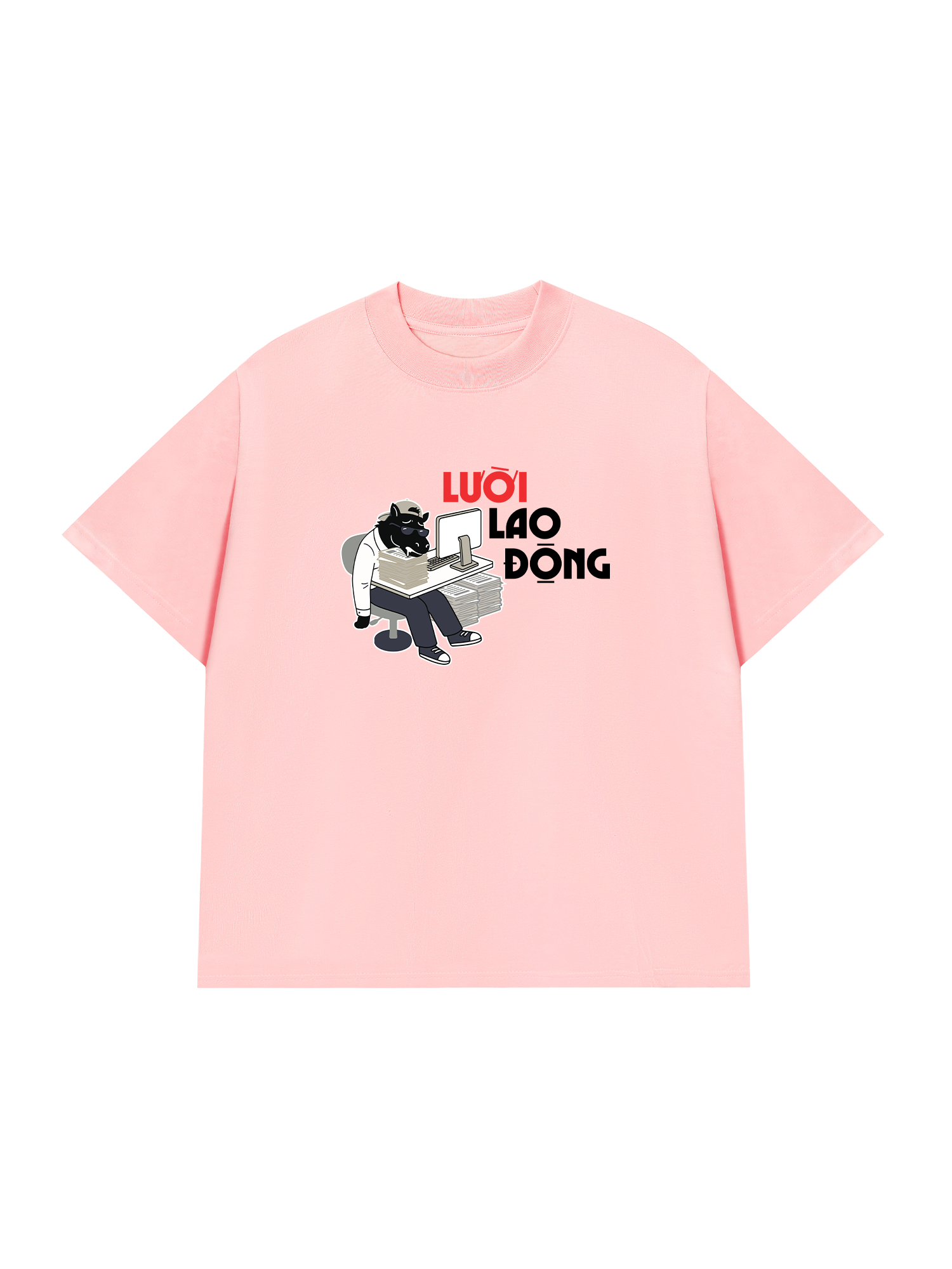 Áo Thun Relaxed Fit Lười Lao Động