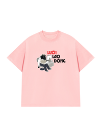 Áo Thun Relaxed Fit Lười Lao Động