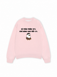 Áo Sweater Nỉ Hai Da Độ Thân Thiện 95%