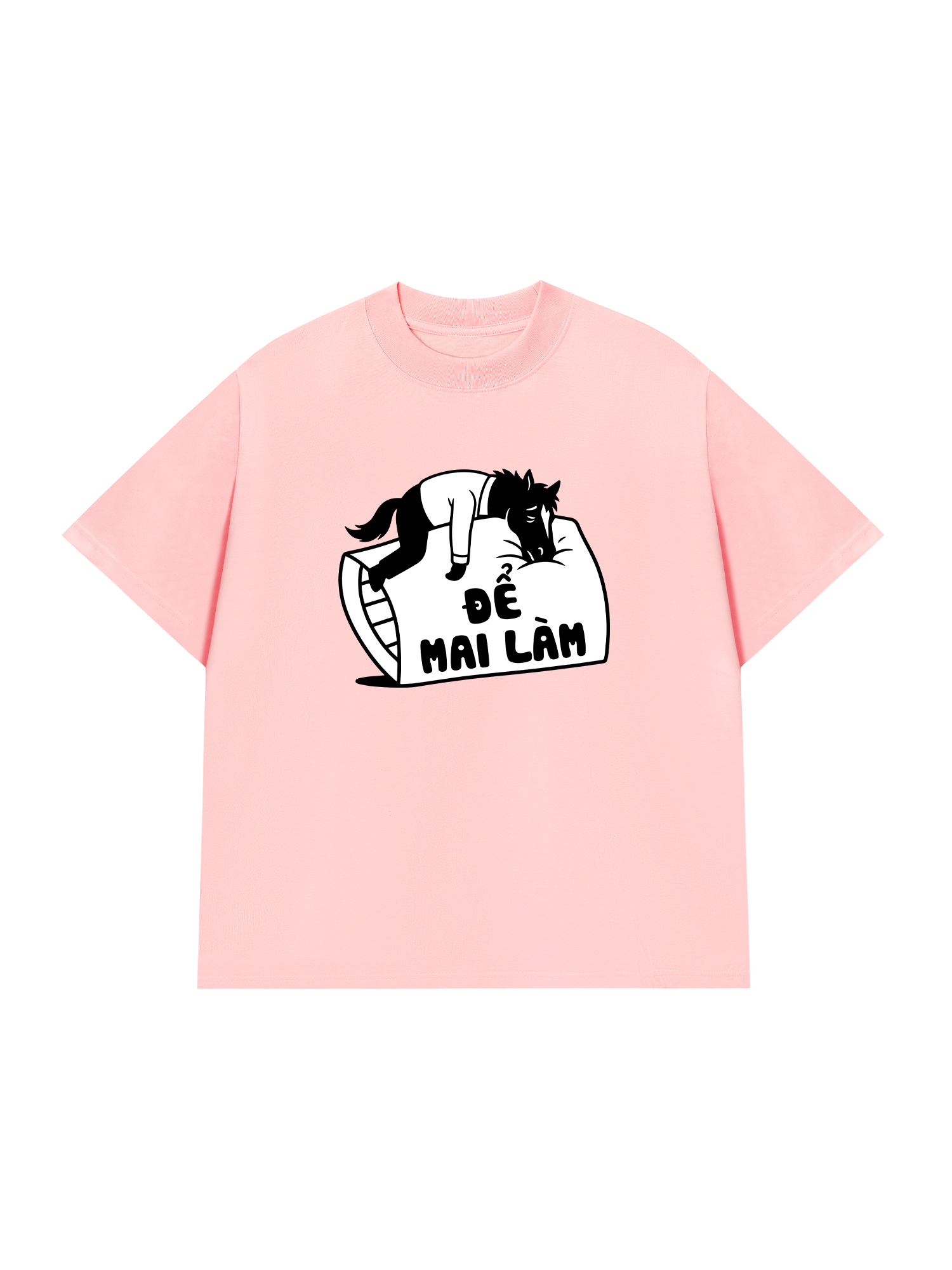 Áo Thun Relaxed Fit Để Mai Làm Đi