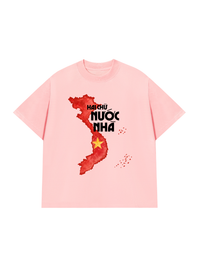 Áo Thun Relaxed Fit Hai Chữ Nước Nhà