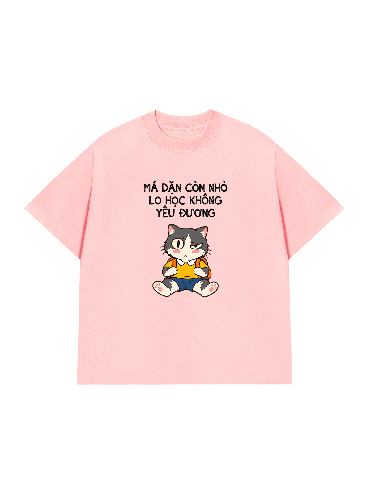 Áo Thun Relaxed Fit Còn Nhỏ Lo Học