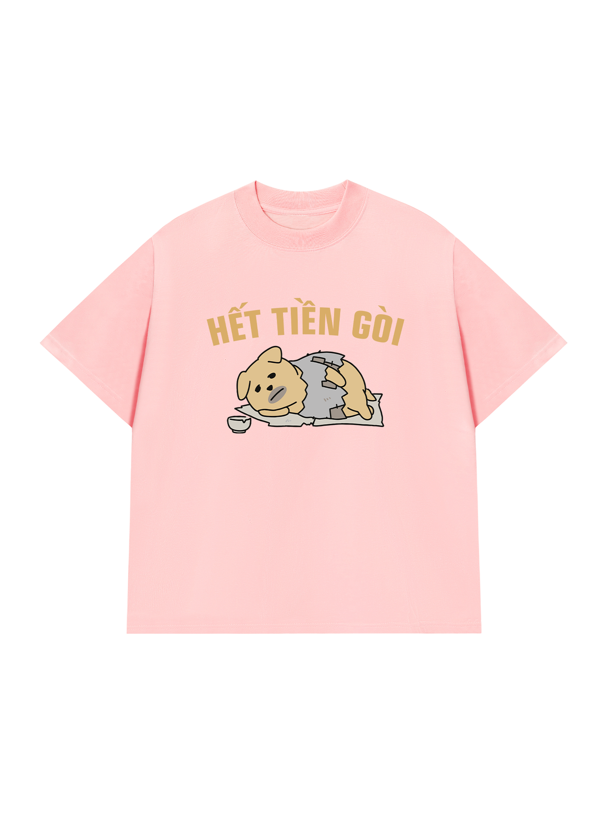 Áo Thun Relaxed Fit Hết Tiền Gòi