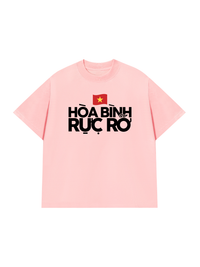 Áo Thun Relaxed Fit Hòa Bình Rực Rỡ