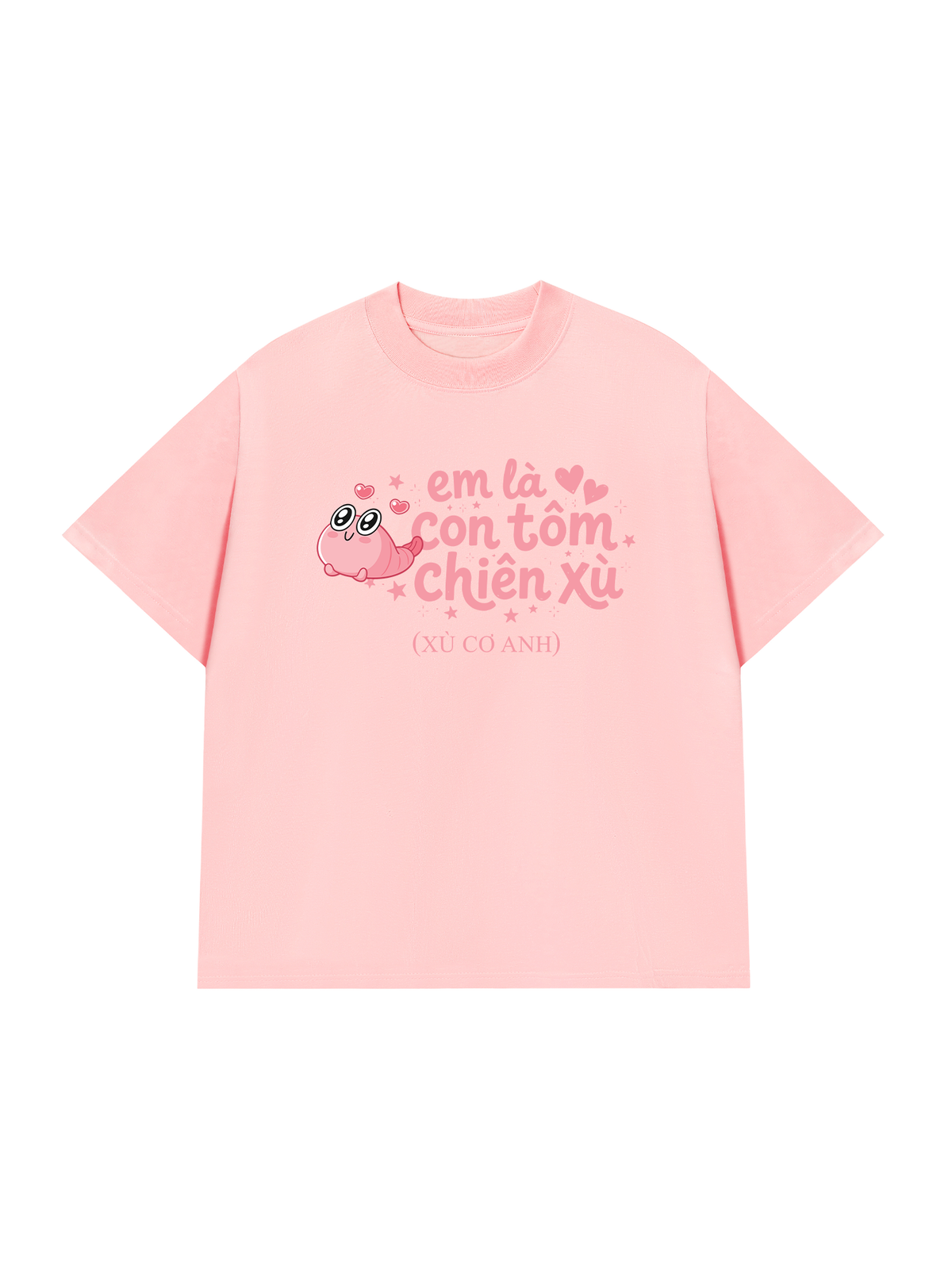 Áo Thun Relaxed Fit Tôm Chiên Xù