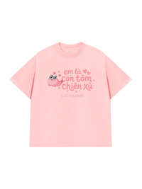 Áo Thun Relaxed Fit Tôm Chiên Xù