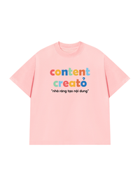 Áo Thun Relaxed Fit Content Creator
