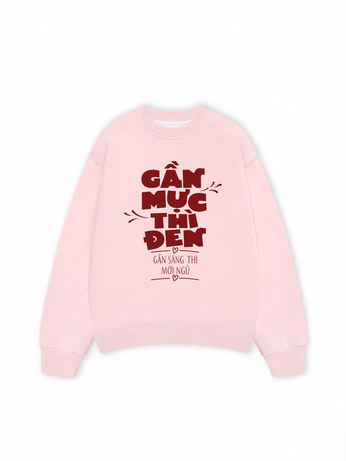 Áo Sweater Nỉ Hai Da Gần Mực Thì Đen