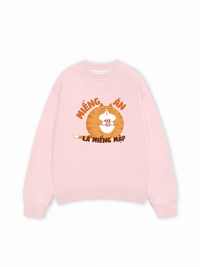 Áo Sweater Nỉ Hai Da Miếng Ăn Là Miếng Mập