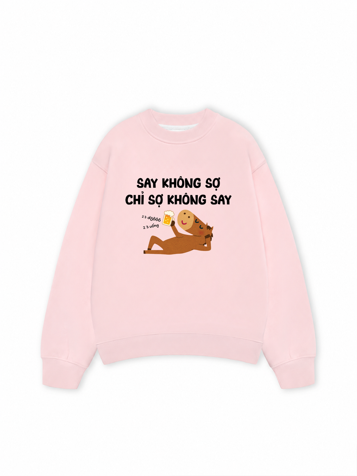 Áo Sweater Nỉ Hai Da Say Không Sợ