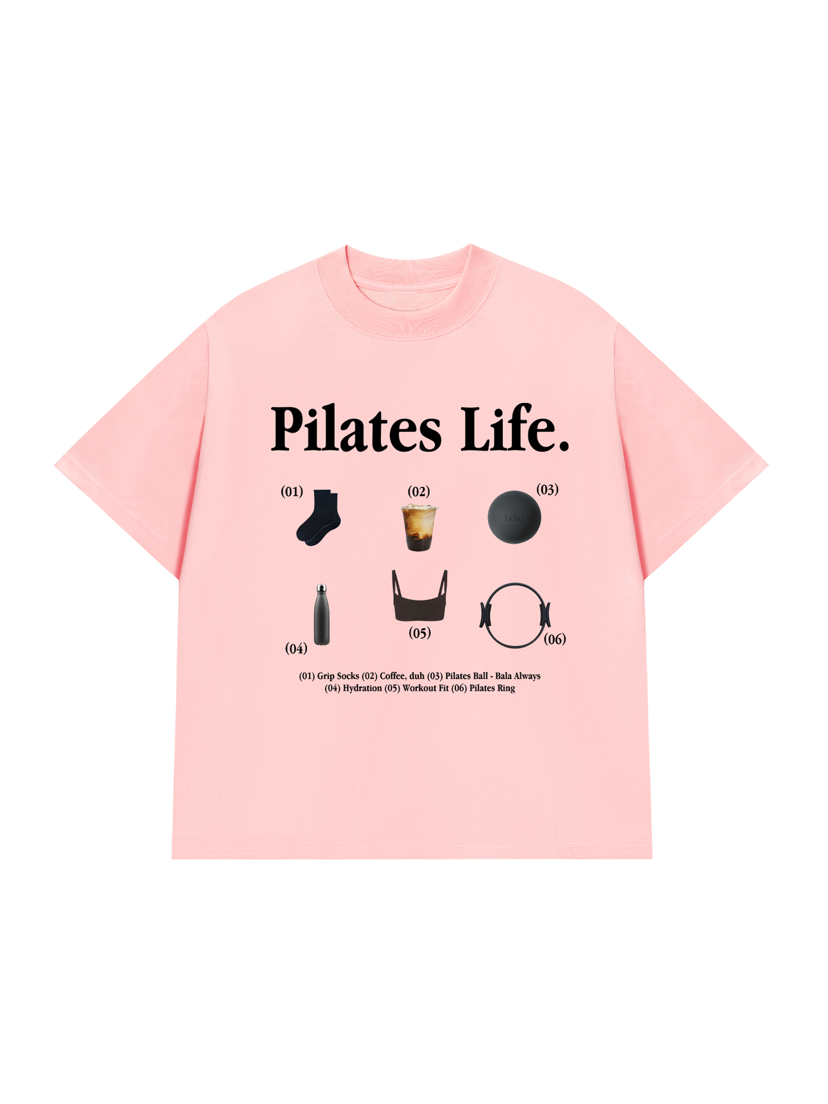 Áo Thun Relaxed Fit Pilates Life