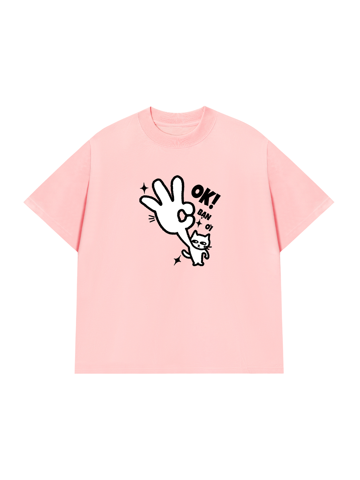 Áo Thun Relaxed Fit Ok Bạn Ơi