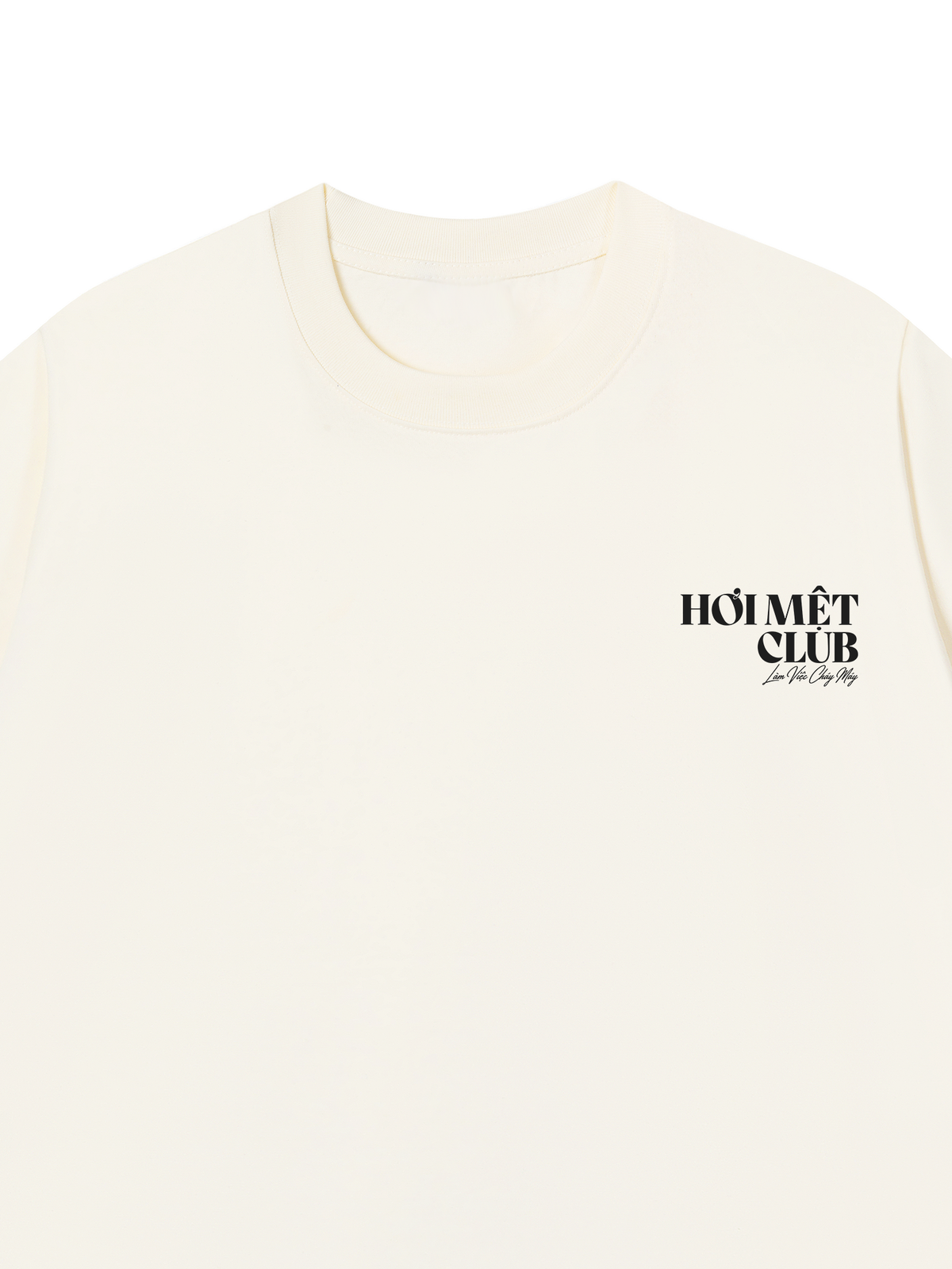 Áo Thun Relaxed Fit Làm Việc Cháy Máy