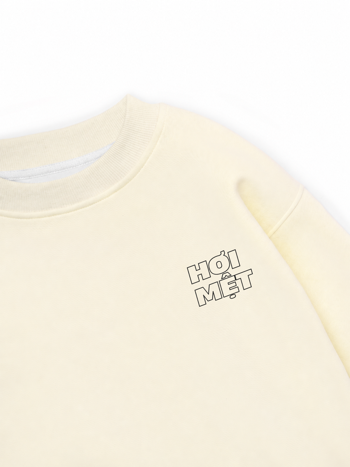 Áo Sweater Nỉ Hai Da Đang Đi Tập Tạ