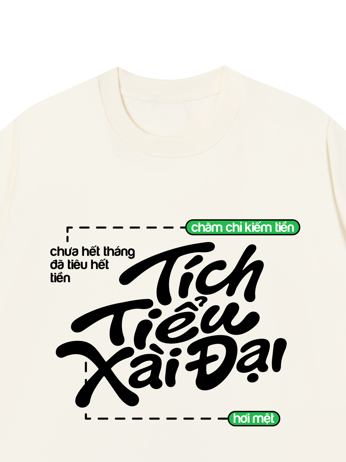 Áo Thun Relaxed Fit Tích Tiểu Xài Đại