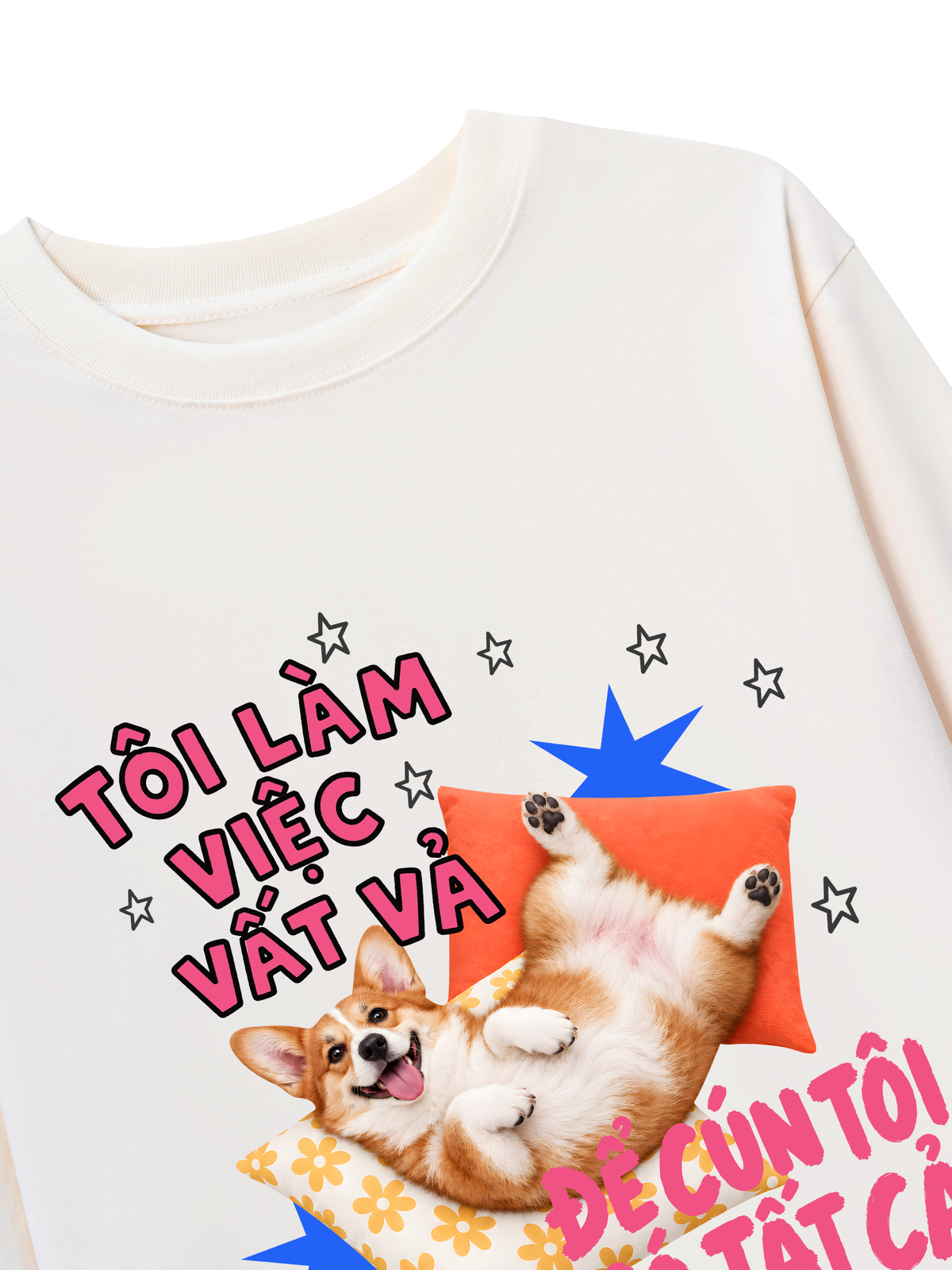 Áo Dài Tay Cún Tôi Có Tất Cả