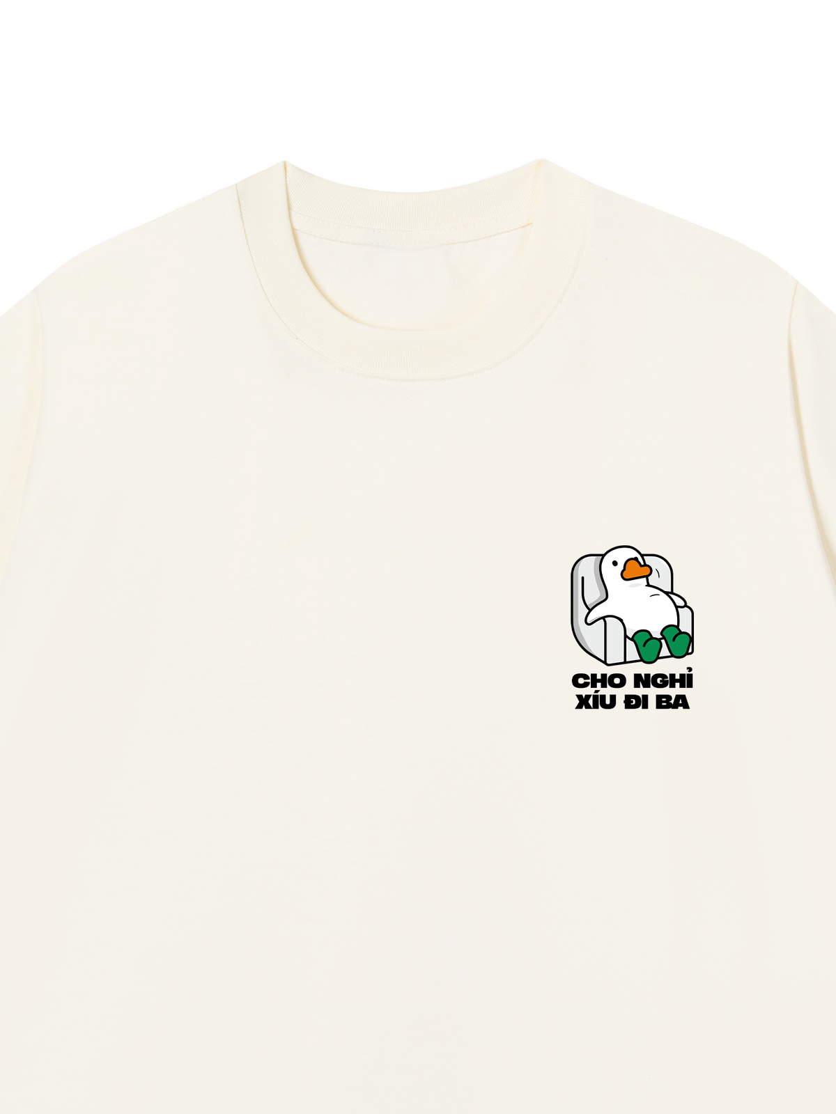 Áo Thun Relaxed Fit Cho Nghỉ Xíu Đi Ba