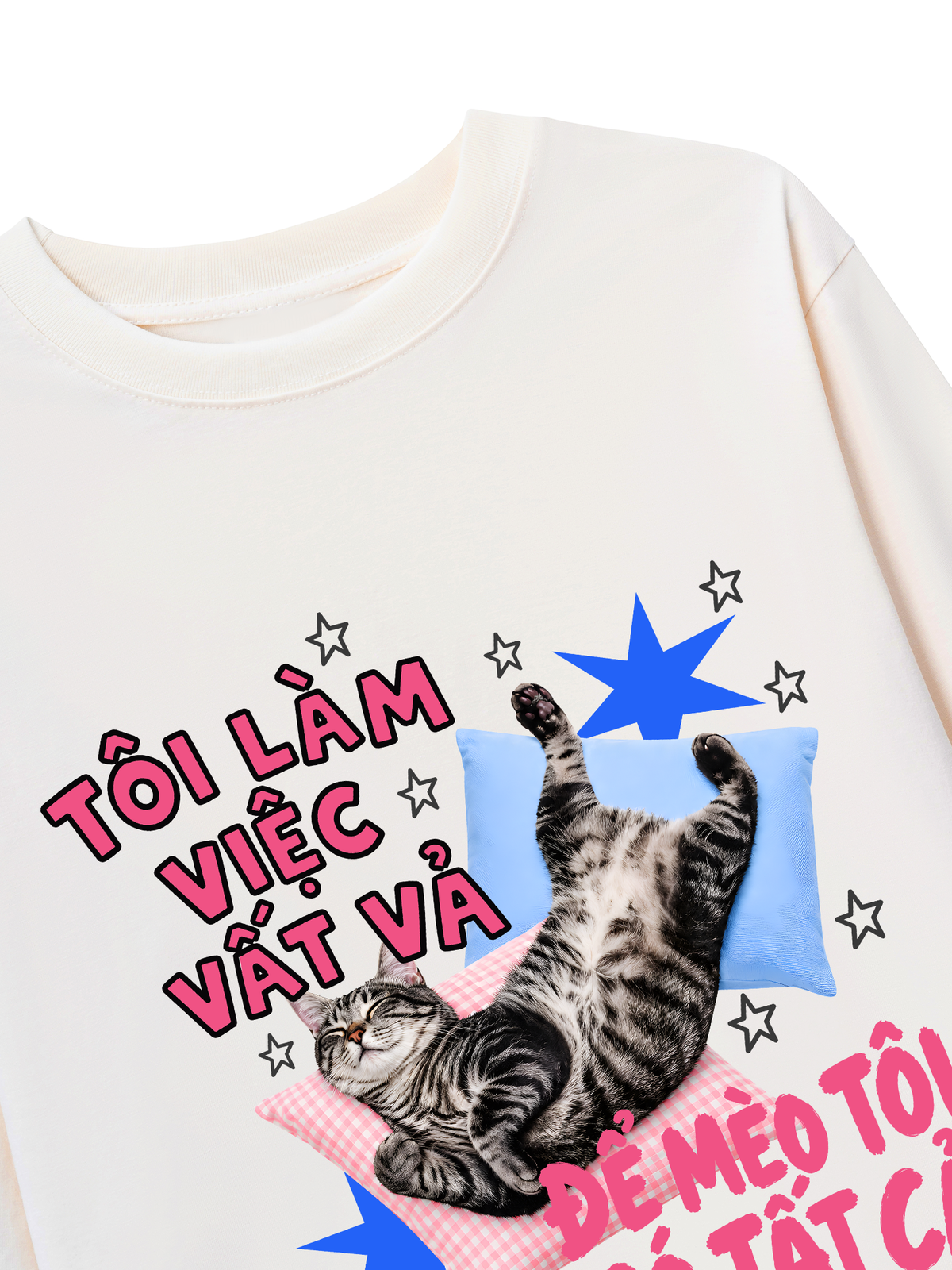 Áo Dài Tay Mèo Tôi Có Tất Cả