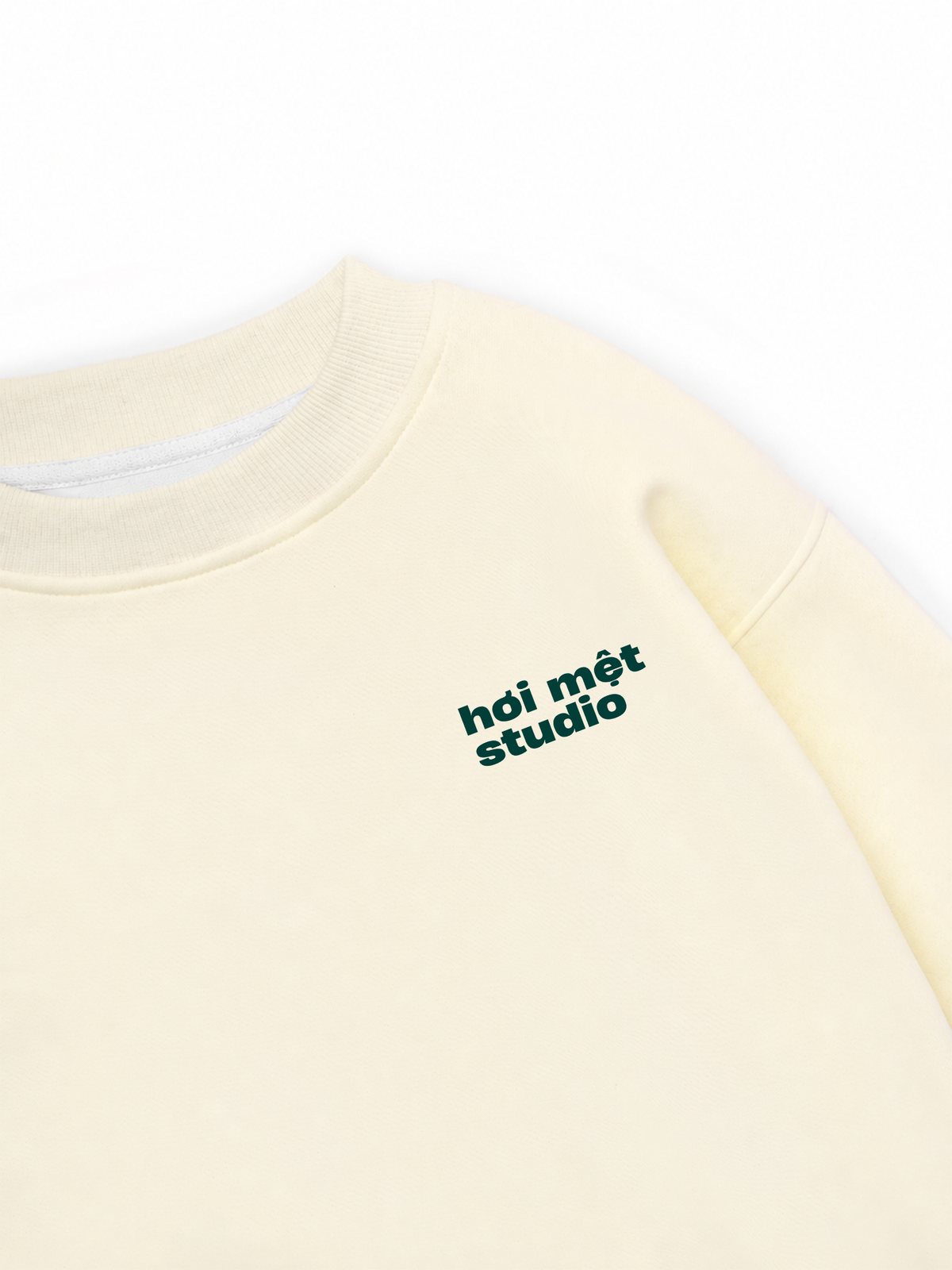 Áo Sweater Nỉ Hai Da Dáng Nuột Không Tuột Mất Em