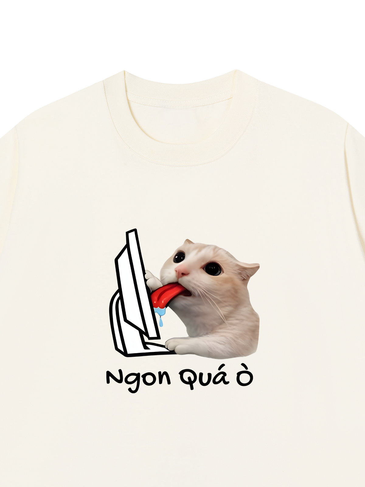 Áo Thun Relaxed Fit Ngon Quá À