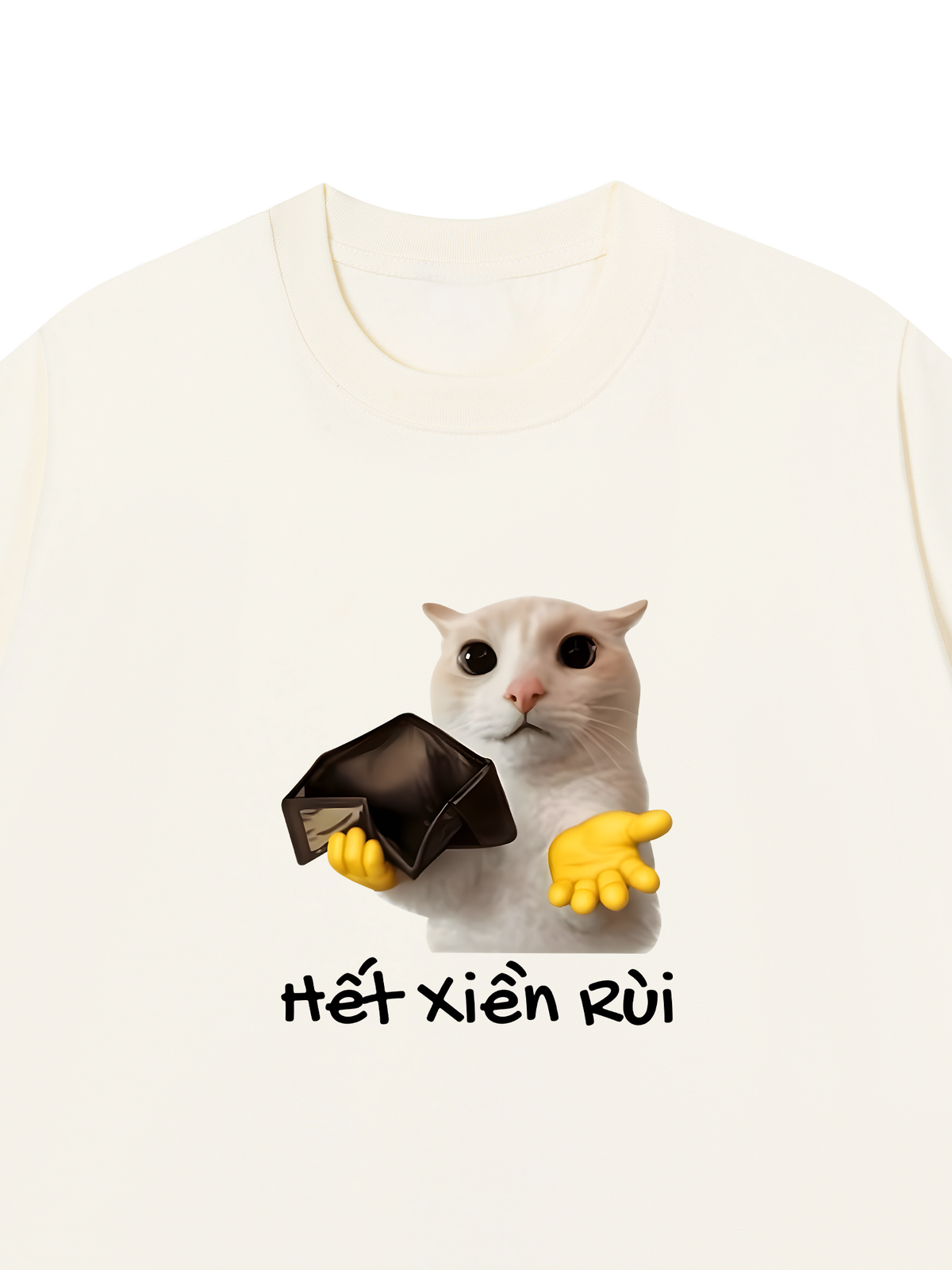 Áo Thun Relaxed Fit Hết Xiền Rùi