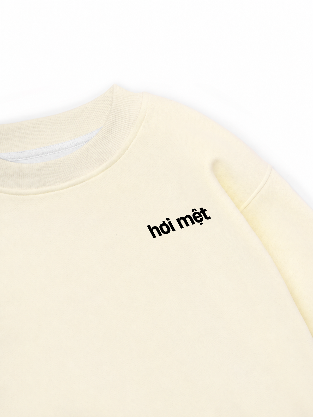 Áo Sweater Nỉ Hai Da Lý Do Đi Tập