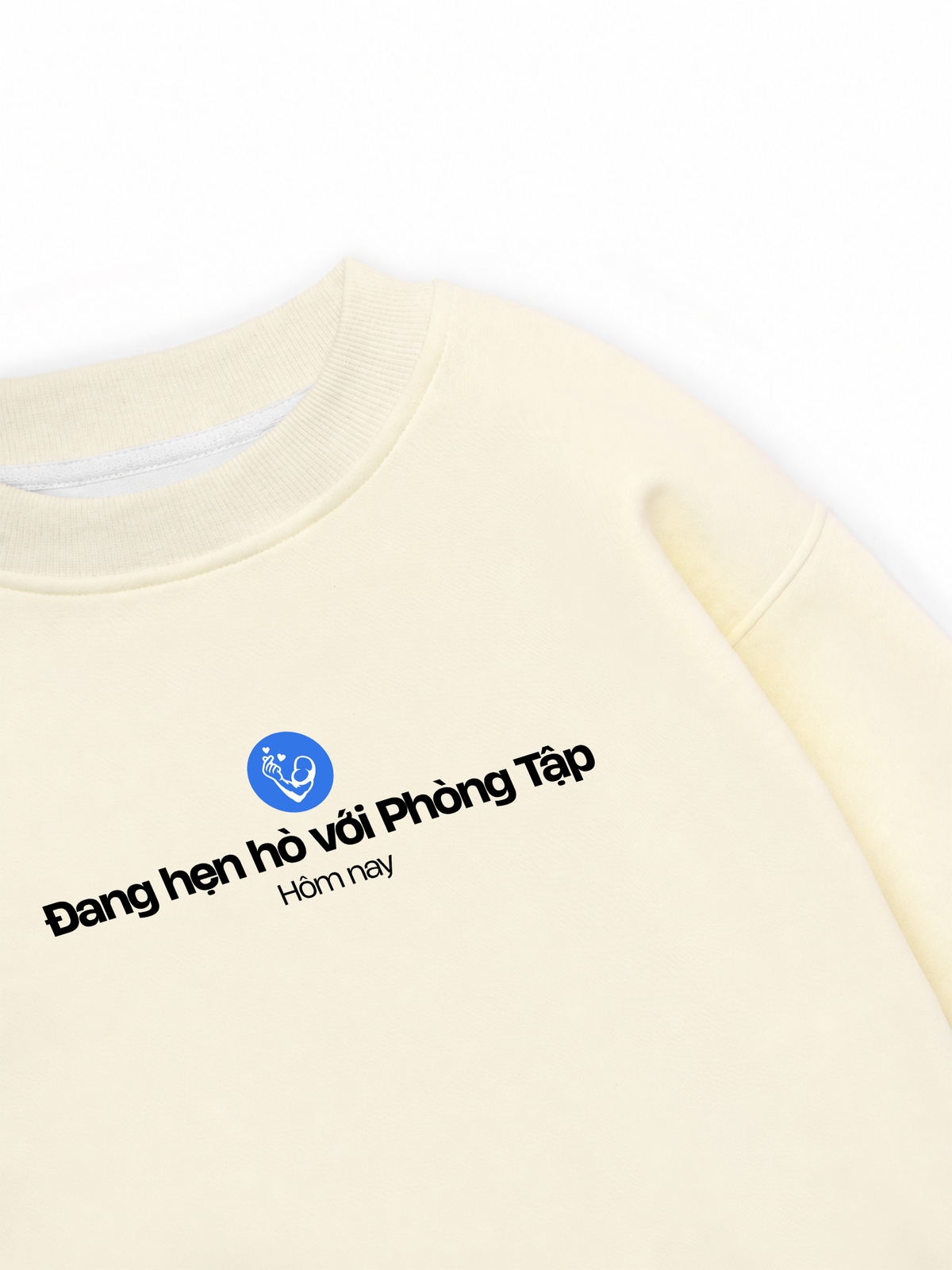 Áo Sweater Nỉ Hai Da Hẹn Hò Phòng Tập