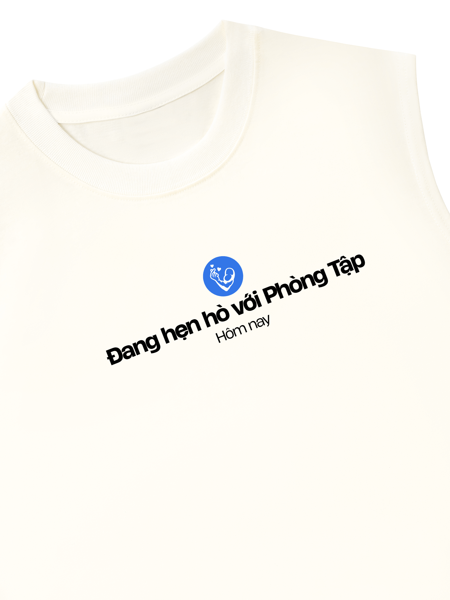 Áo Ba Lỗ Relaxed Fit Hẹn Hò Phòng Tập