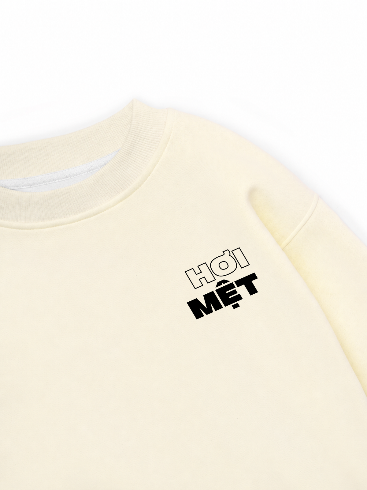 Áo Sweater Nỉ Hai Da Don't Quit