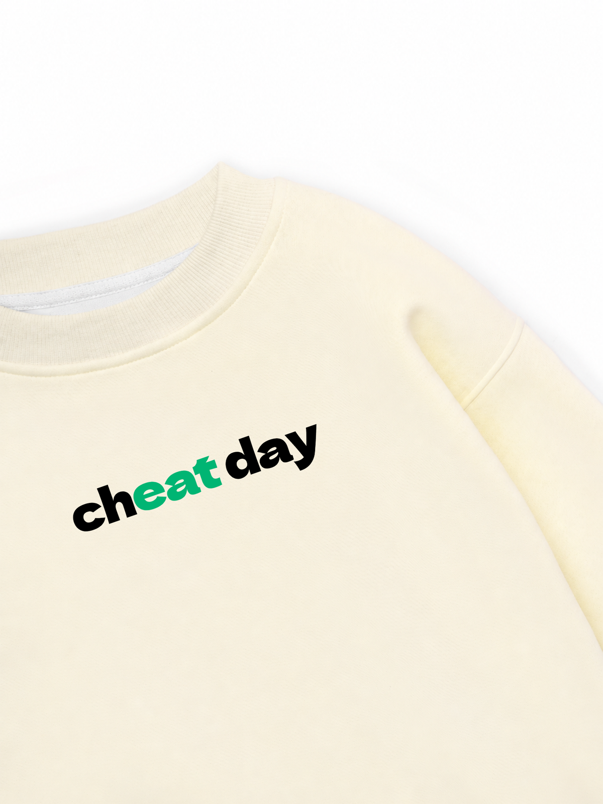 Áo Sweater Nỉ Hai Da Cheat Day