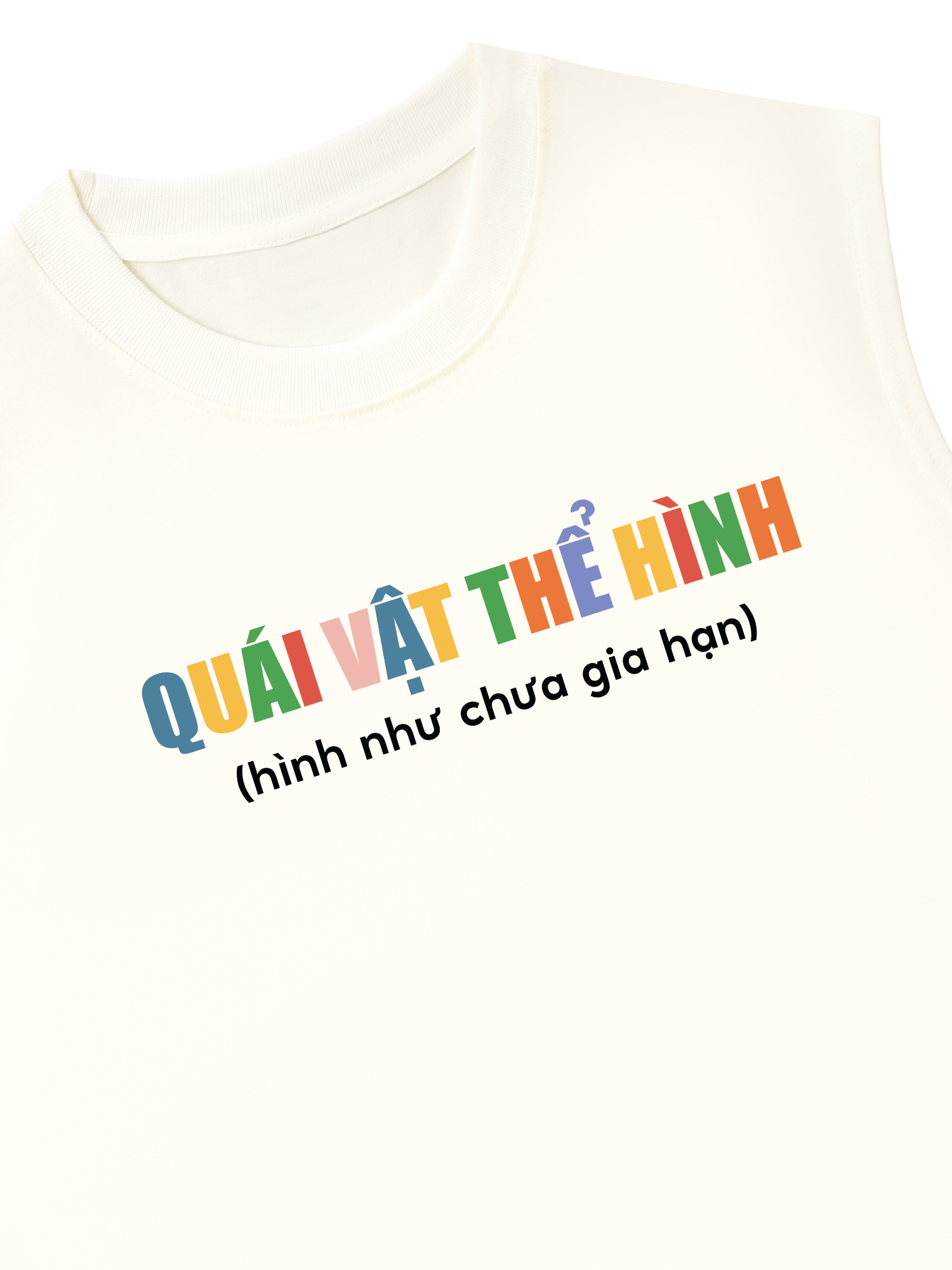 Áo Ba Lỗ Relaxed Fit Quái Vật Thể Hình