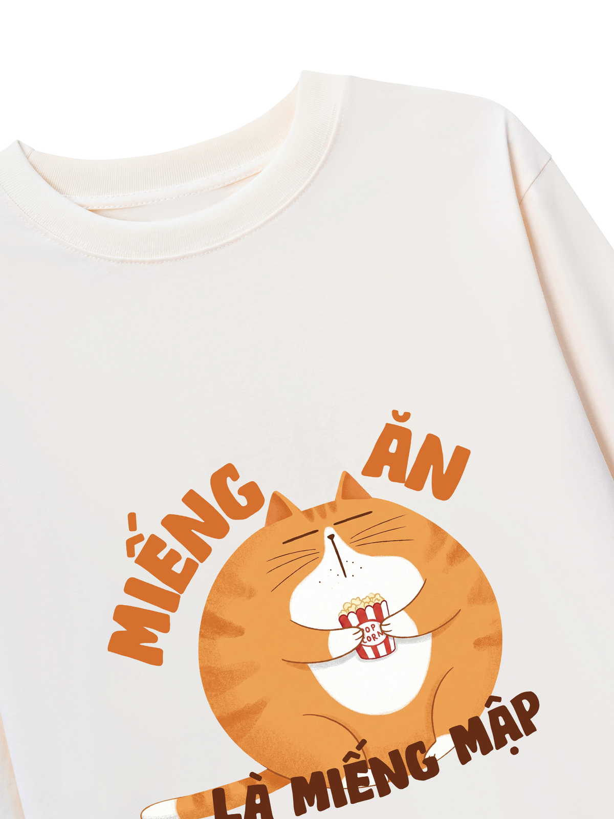 Áo Dài Tay Miếng Ăn Là Miếng Mập