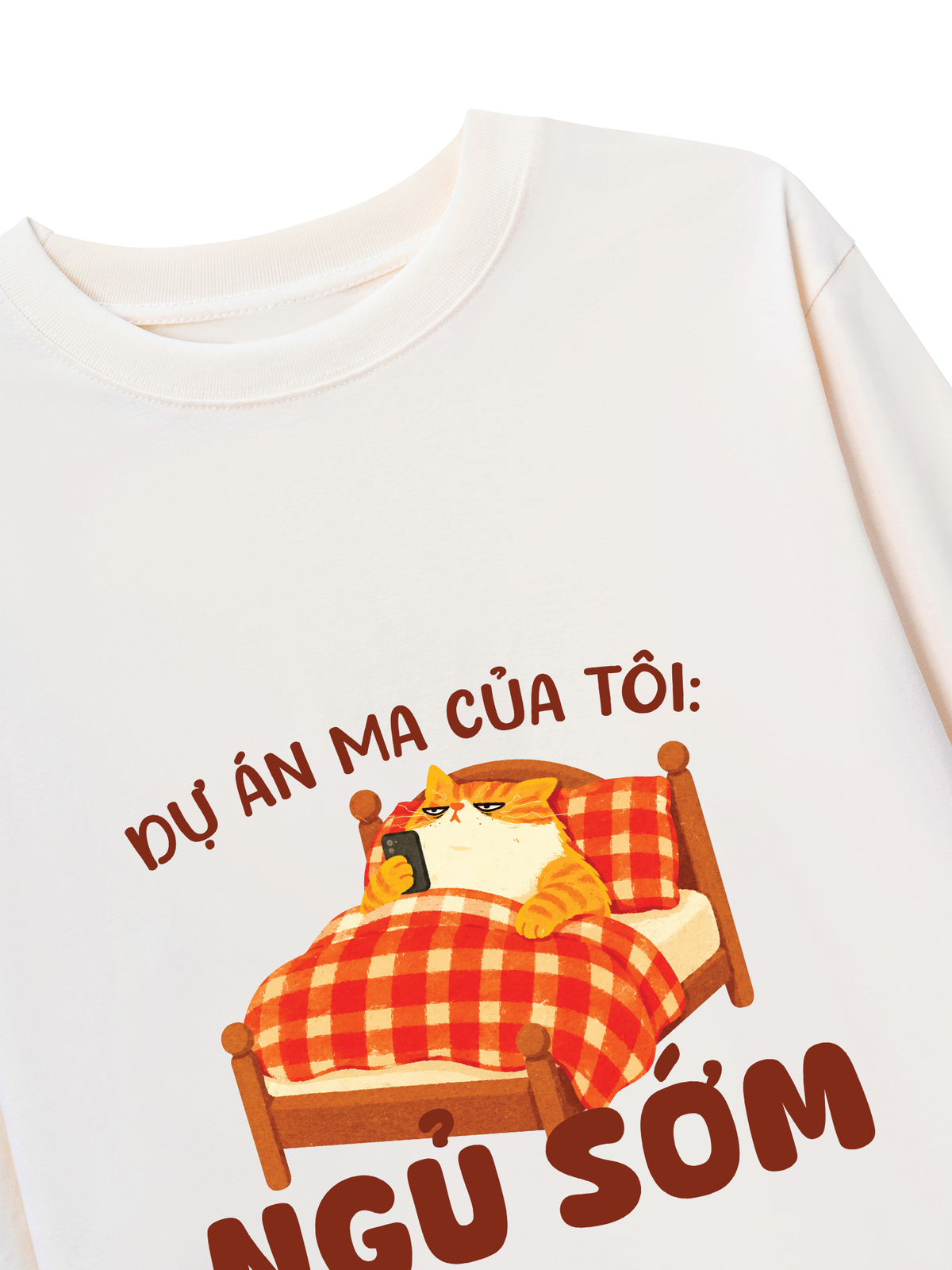 Áo Dài Tay Dự Án Ma Của Tôi Ngủ Sớm