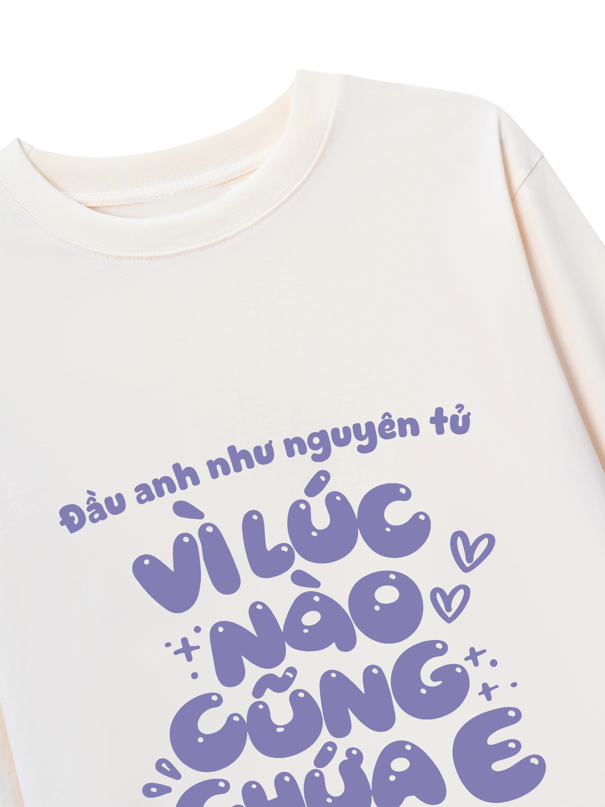 Áo Dài Tay Đầu Anh Như Nguyên Tử