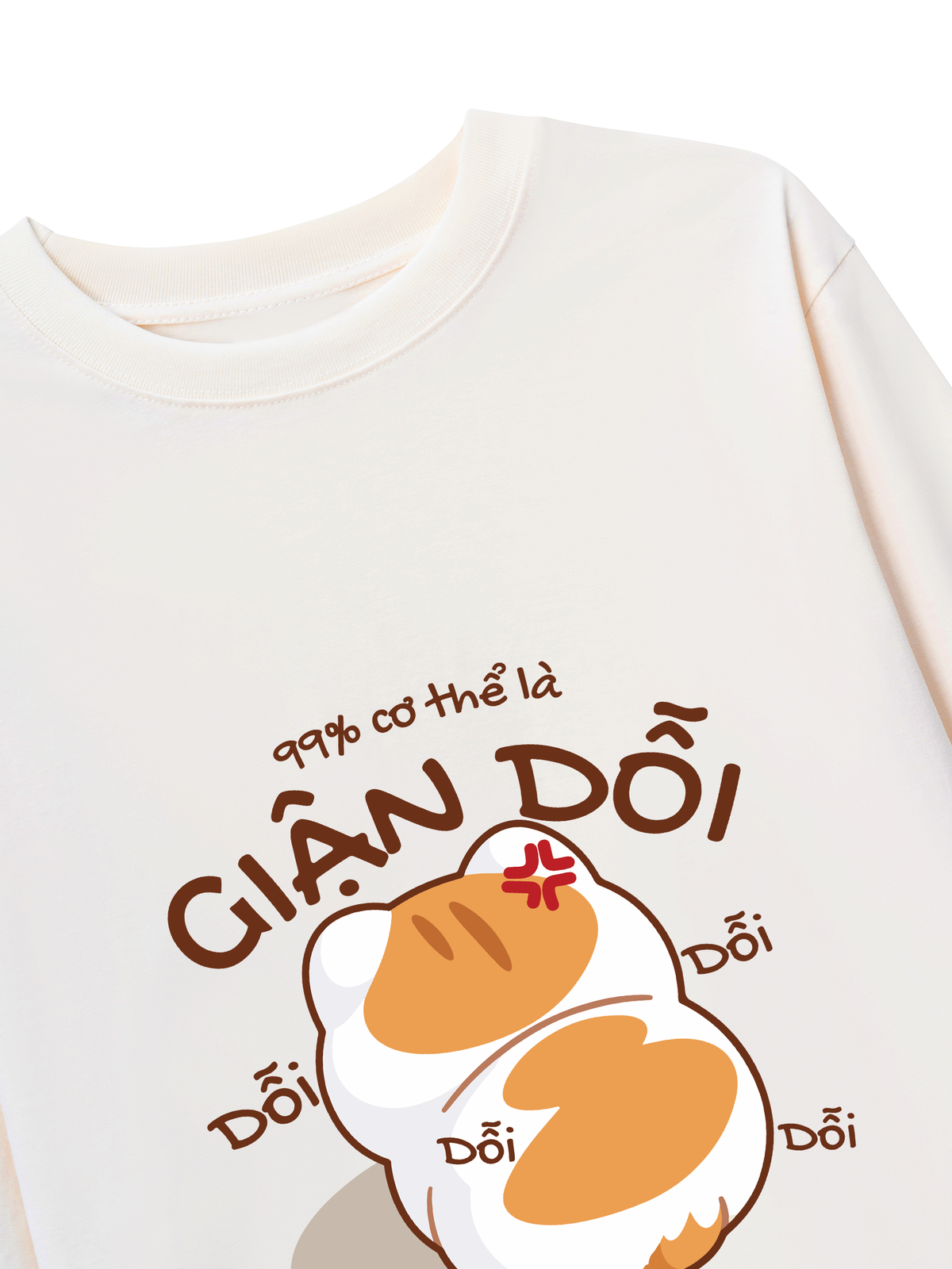 Áo Dài Tay 99% Cơ Thể Là Giận Dỗi
