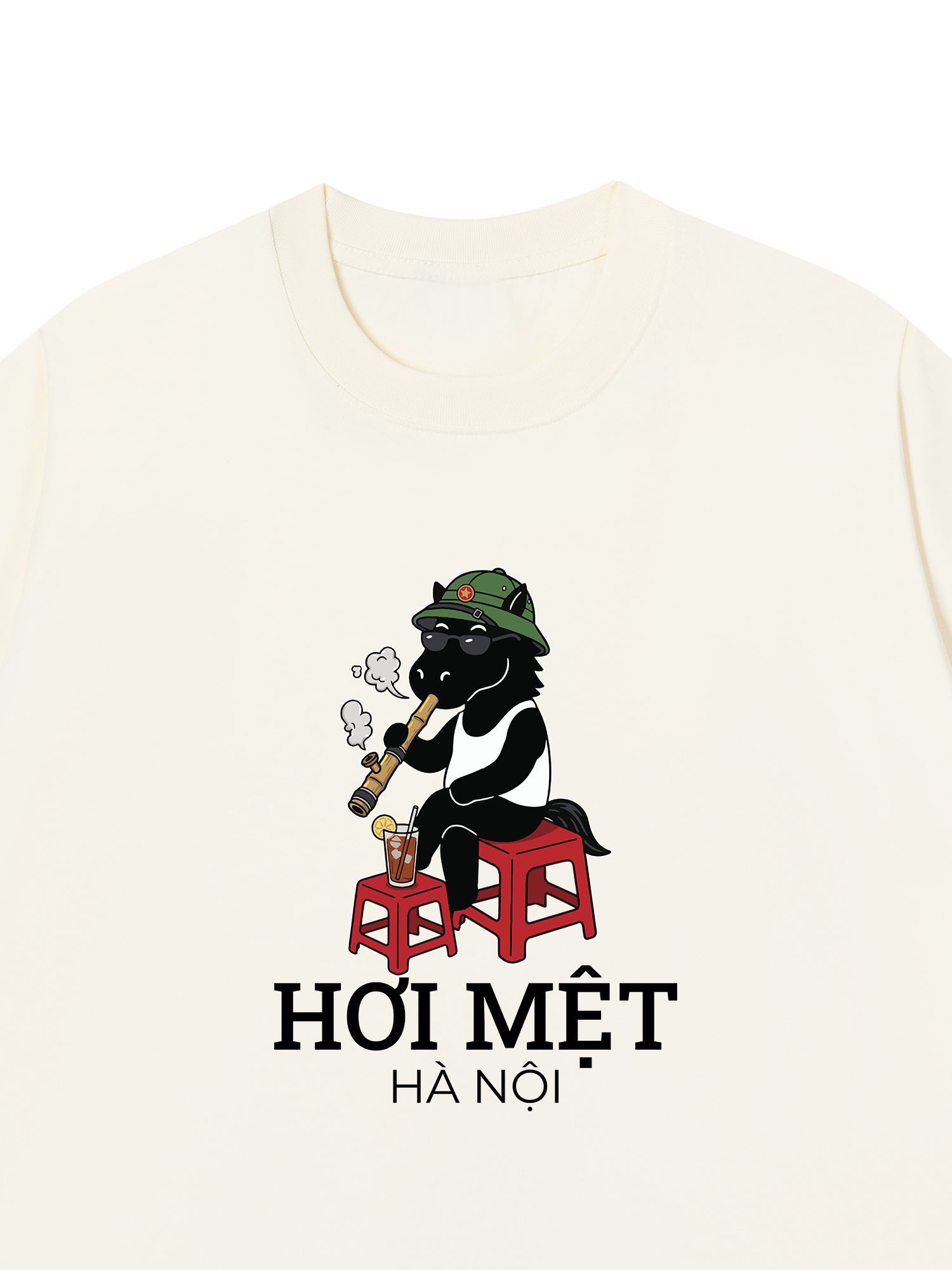 Áo Thun Relaxed Fit Hà Nội Hơi Mệt