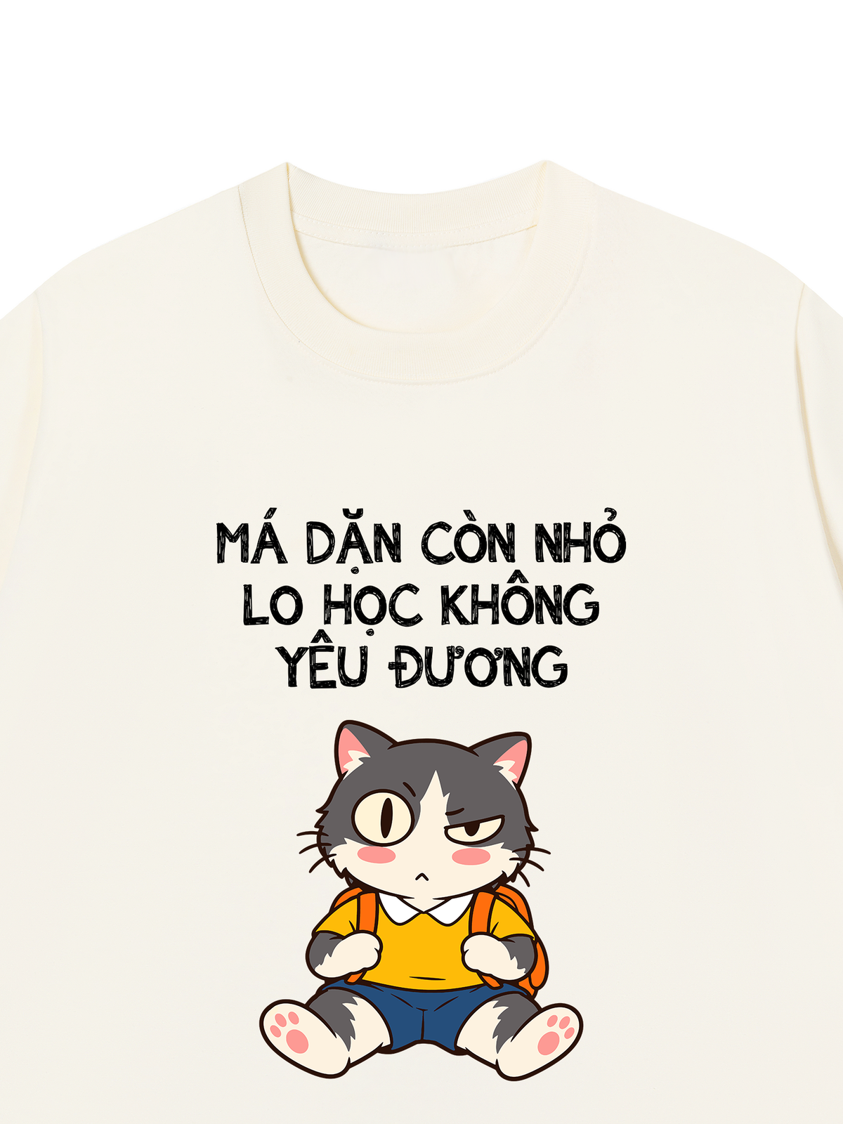 Áo Thun Relaxed Fit Còn Nhỏ Lo Học