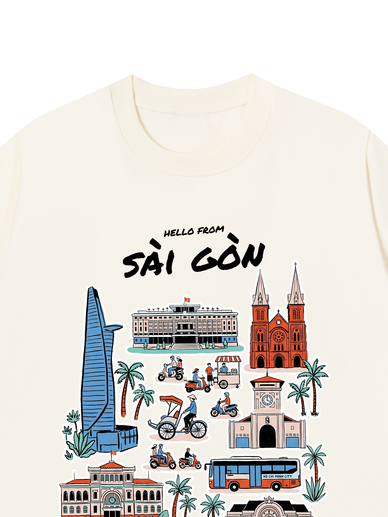 Áo Thun Relaxed Fit Hello From Sài Gòn