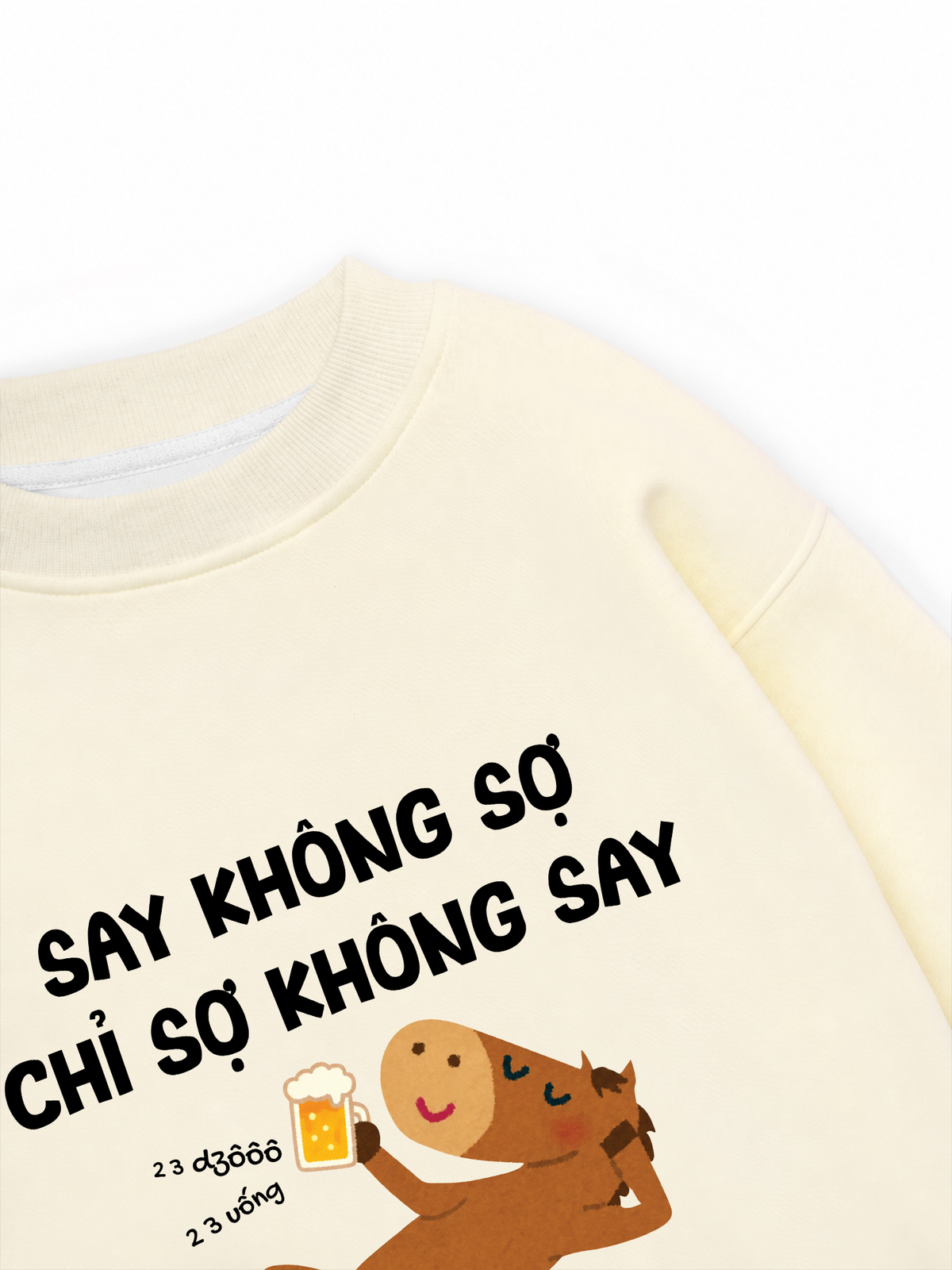 Áo Sweater Nỉ Hai Da Say Không Sợ