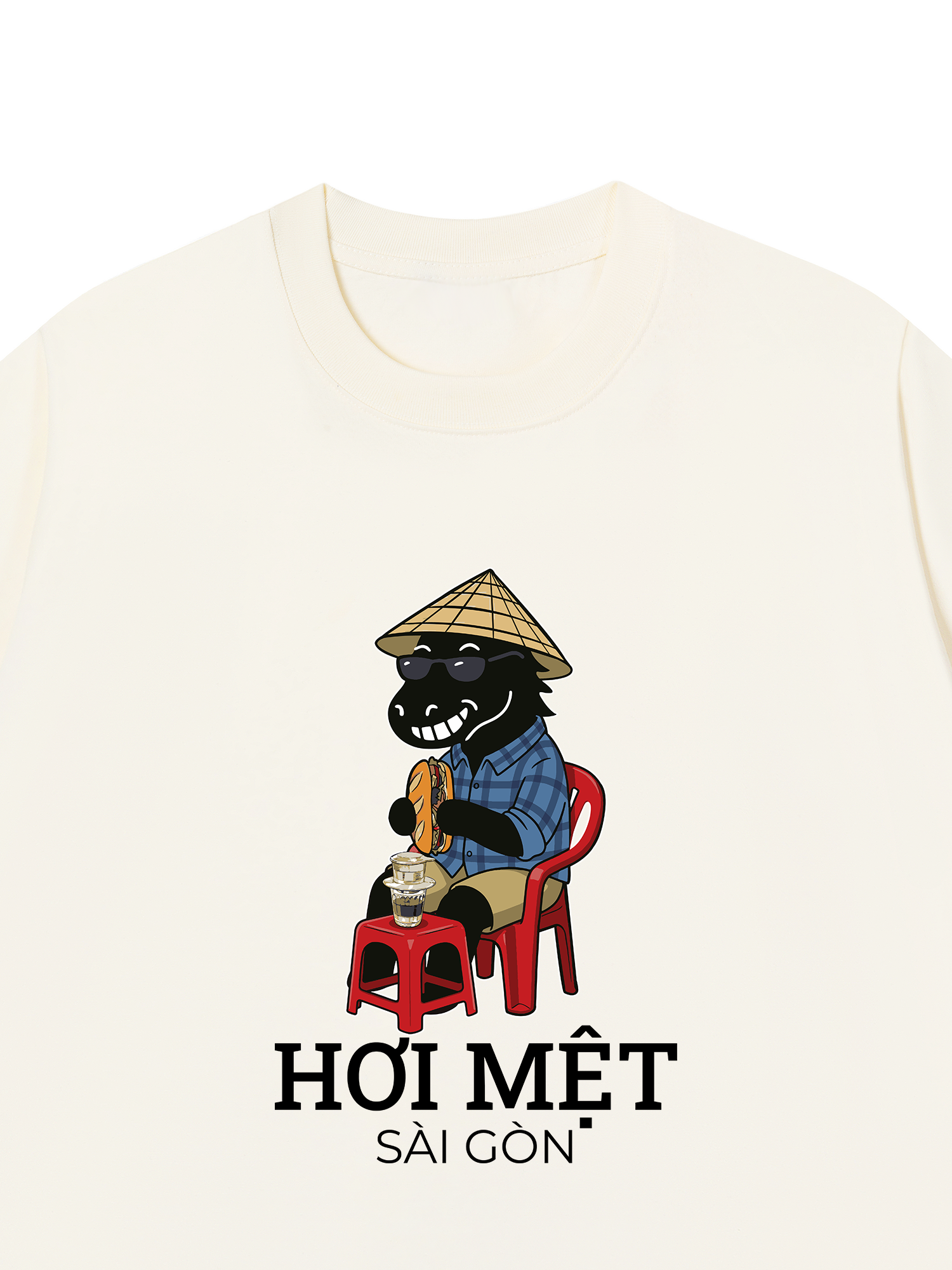 Áo Thun Relaxed Fit Sài Gòn Hơi Mệt