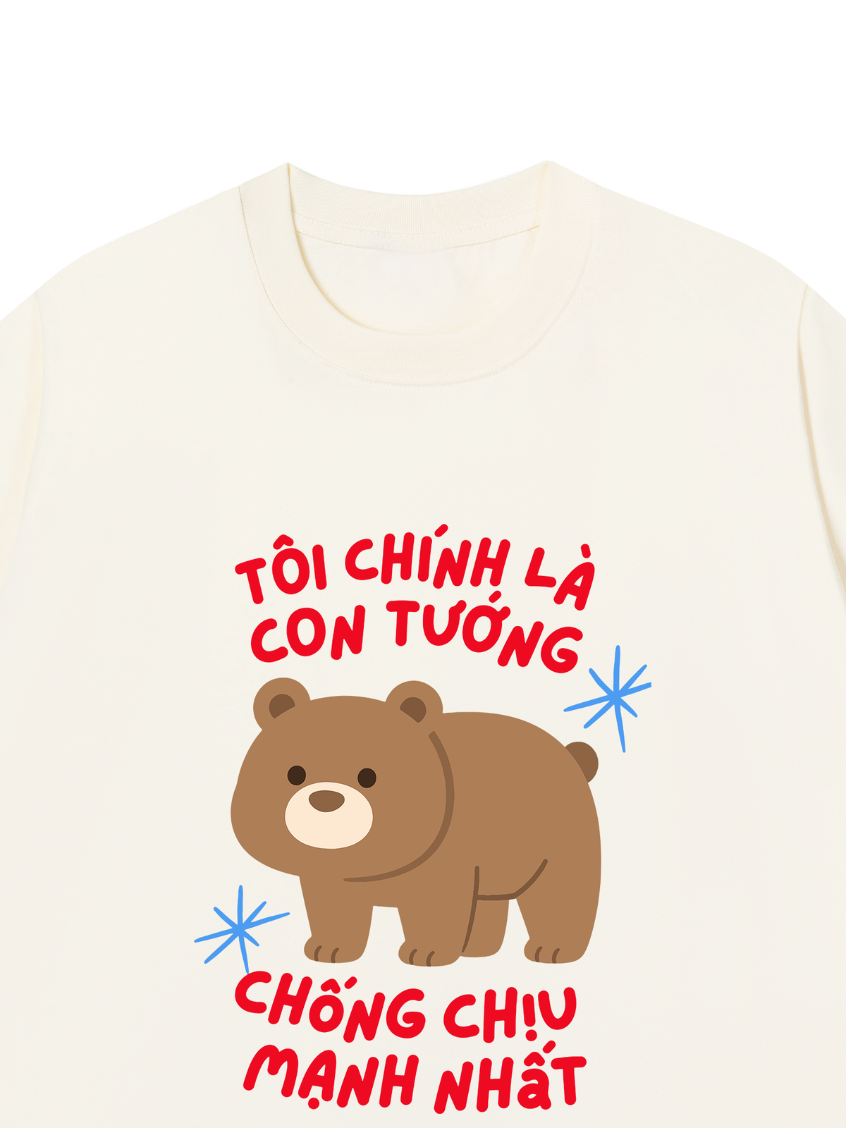 Áo Thun Relaxed Fit Con Tướng Chống Chịu